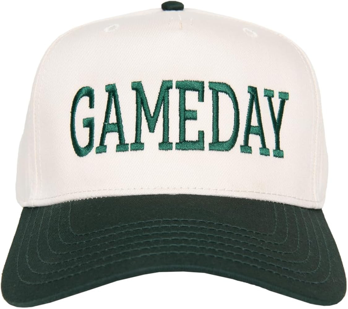 KATYDID Gameday Hat - Two Toned Vintage Hat - Stylish 5 Panel Hat for Women - Trendy Vintage Base... | Amazon (US)