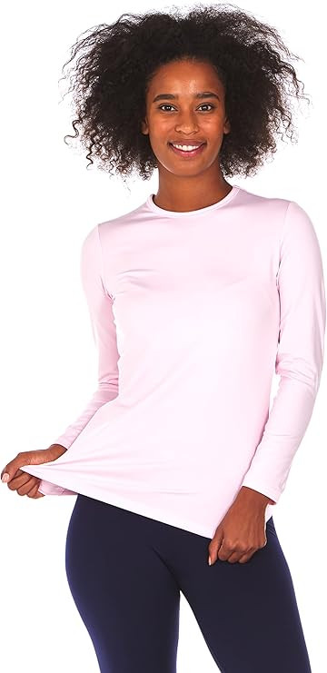 Thermajane Long Sleeve Thermal Shirts for Women Cold Weather, Womens Thermal Underwear Tops, Base... | Amazon (US)