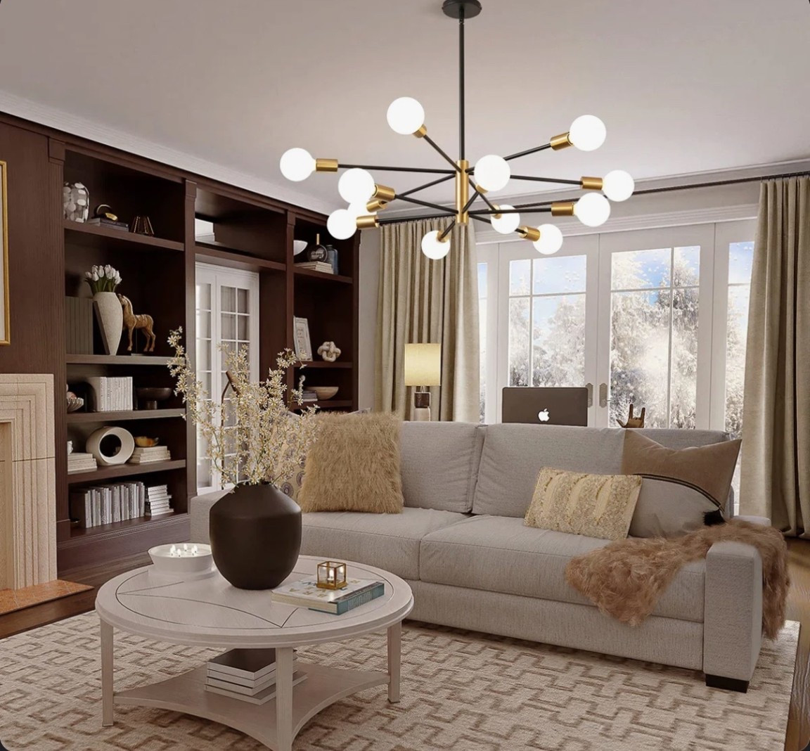 This is the exact chandelier in our dining room. We replaced an absolutely tragic light fixture and this one instantly elevated the whole space. It makes a statement, was easy to put together and install, and it’s currently on sale.

#LTKSaleAlert #LTKHome