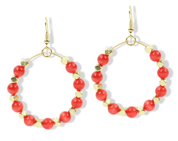 The Chloe Earring - Firecracker | Bourbon and Boweties