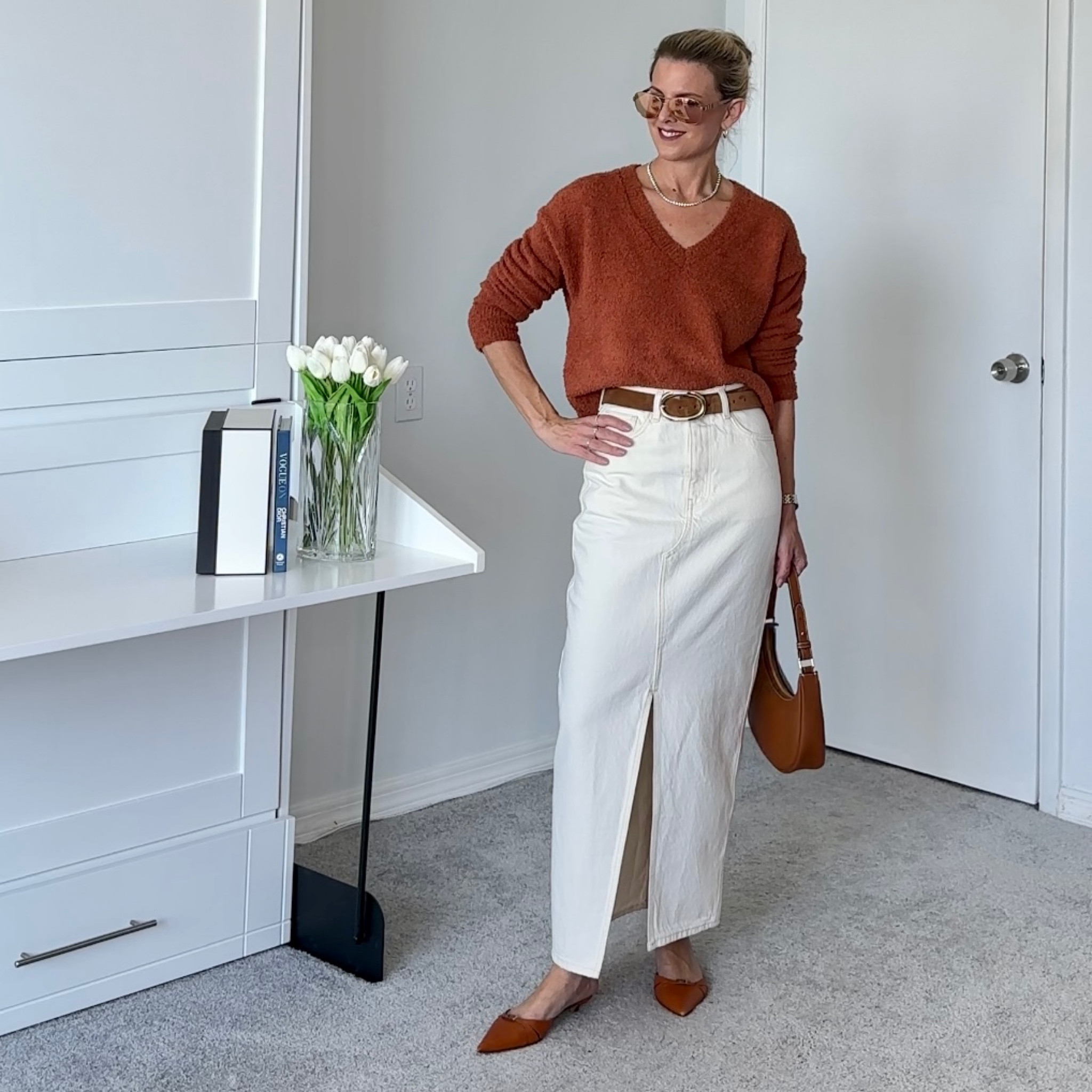 All true to size.     My shoes are vintage but I linked similar styles 

#LTKworkwear #LTKfindsunder100 #LTKSeasonal