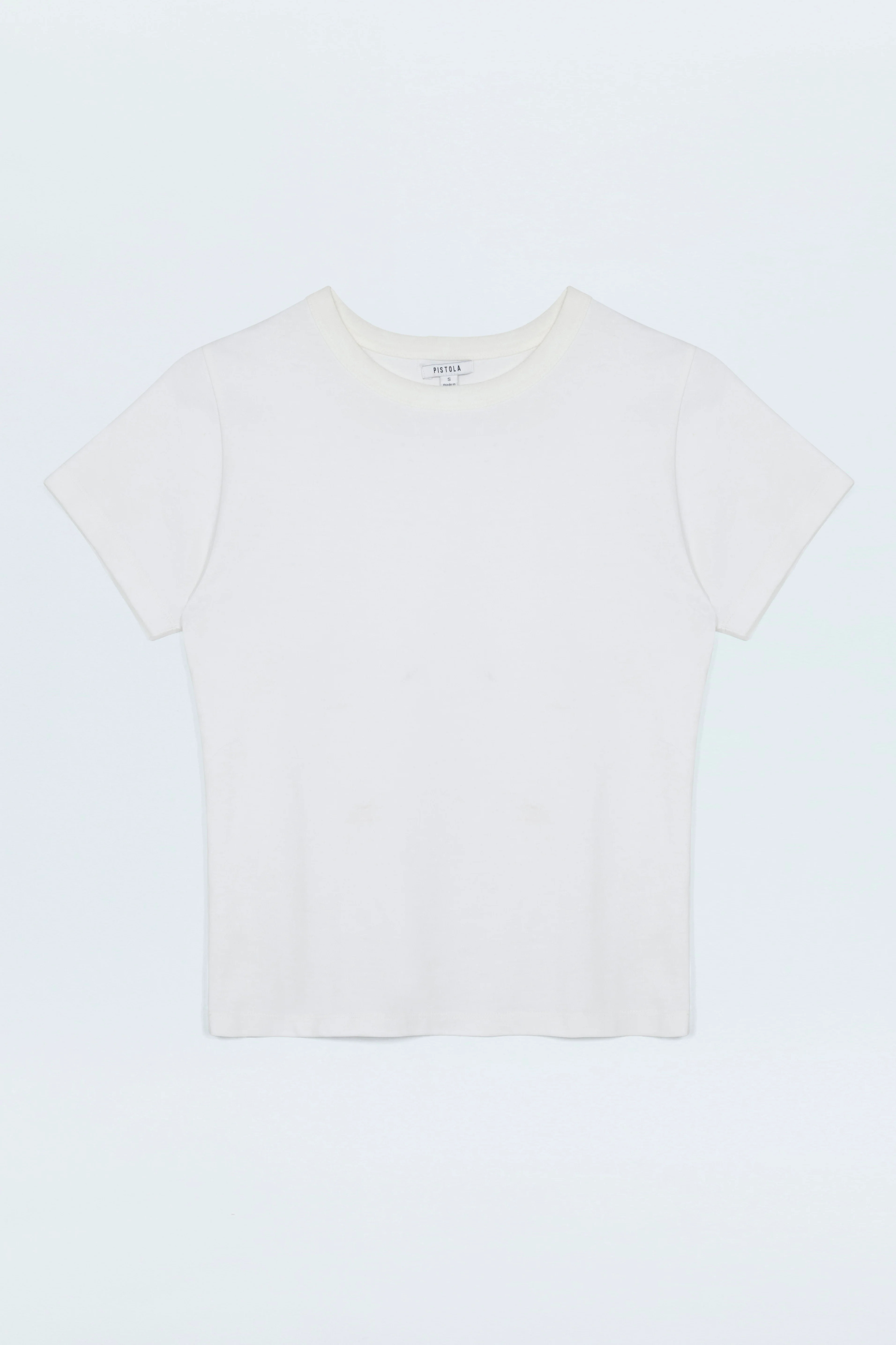 Alba Baby Tee - Le Blanc | Pistola Denim