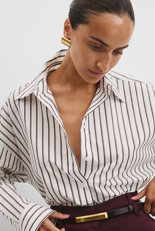 Australian Cotton Multi Stripe Shirt | Country Road