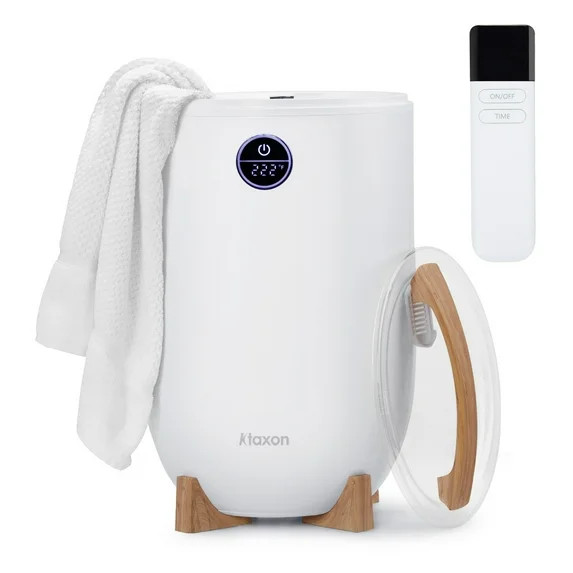 Ktaxon Towel Warmer Bucket Style, Large Towel Heater with Remote Control, Adjustable Timer, LED D... | Walmart (US)