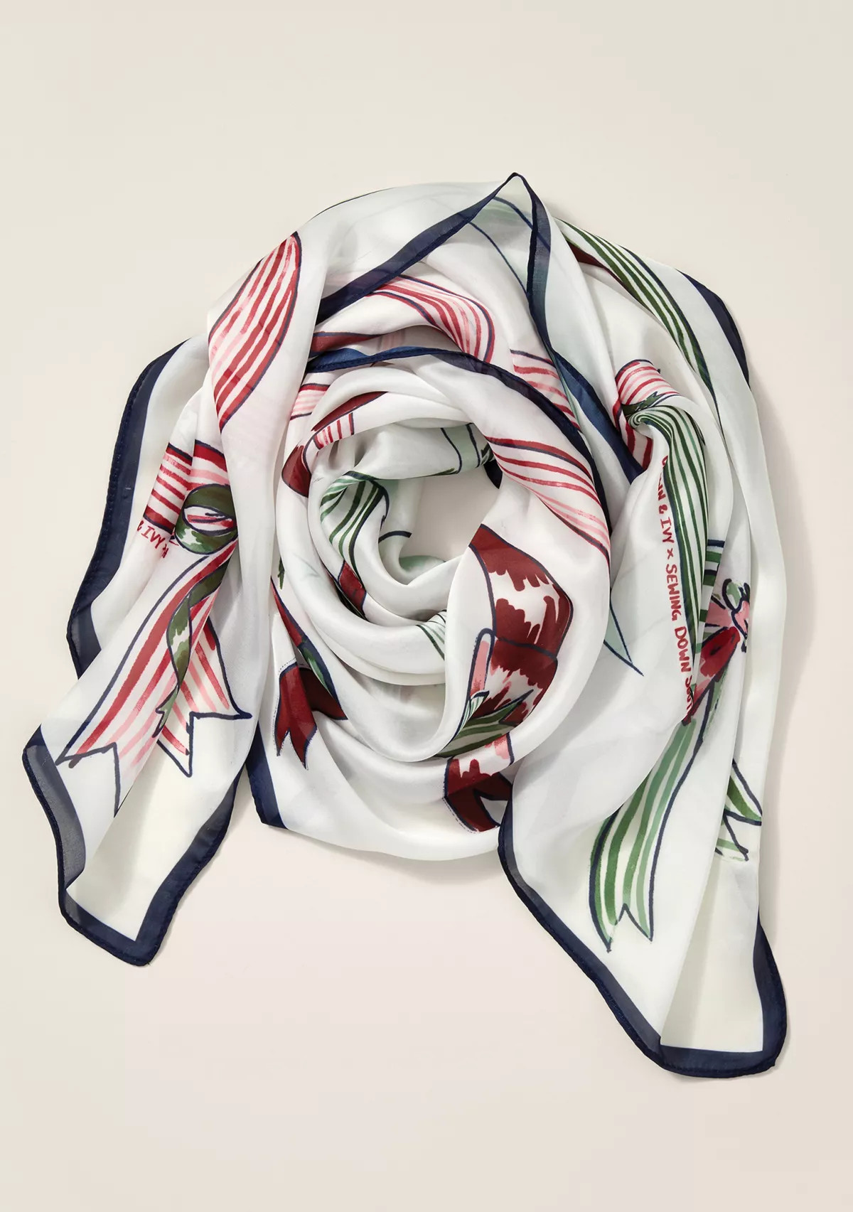 Sewing Down South x Crown & Ivy™ Bow Print Scarf | Belk