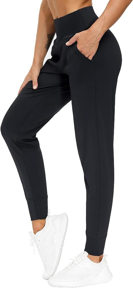 THE GYM PEOPLE Women's Joggers Pants Lightweight Athletic Leggings Tapered Lounge Pants for Worko... | Amazon (US)