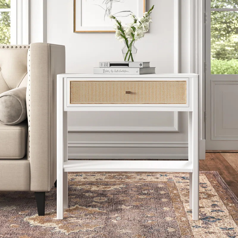 Kayla 31.5'' Tall End Table with Storage | Wayfair North America