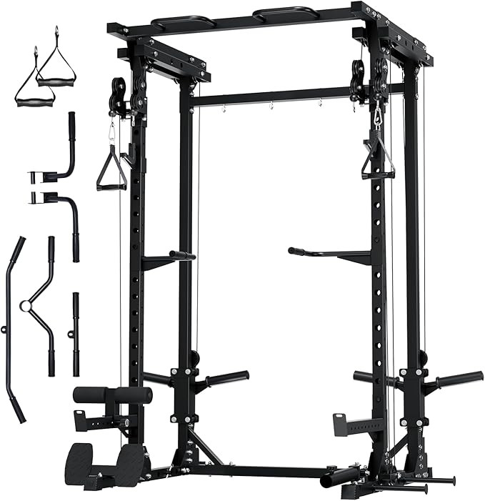 MAJOR FITNESS Drone3 Power Cage - Multi-Function Power Rack for Home Gym, Squat Rack with Pull-up... | Amazon (US)