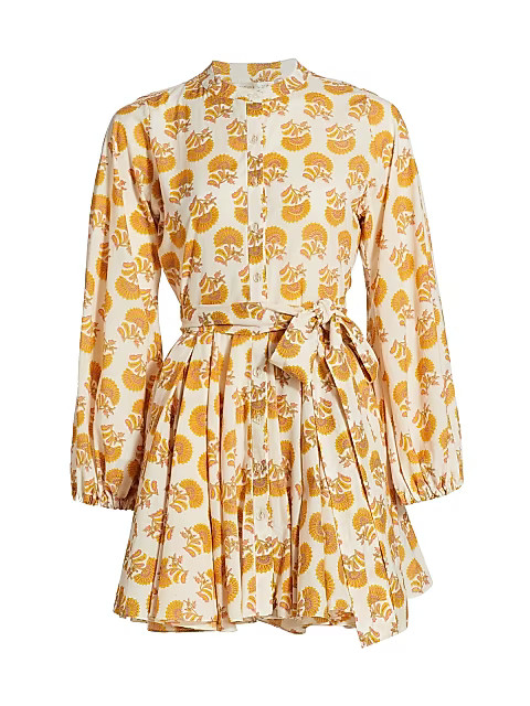 Block-Print Mini Dress | Saks Fifth Avenue