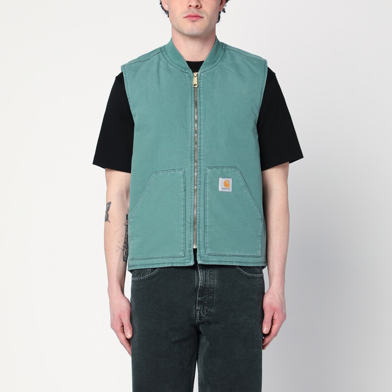 Classic vest in Silver Pine colour | The Double F