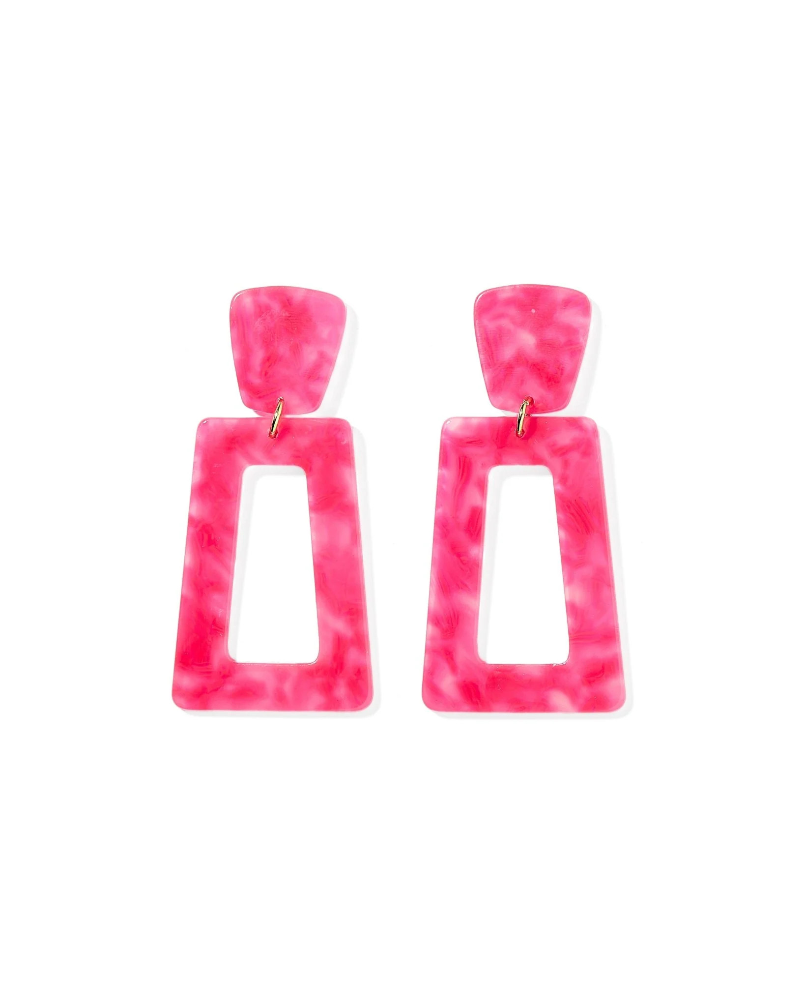 Kennedy Statement Earrings - Cosmic Pink | LINNY CO LLC