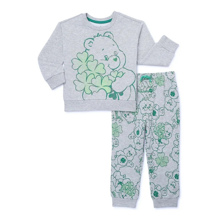 Care Bears Toddler Girls St. Patrick's Day Pullover and Joggers Set, 2-Piece | Walmart (US)