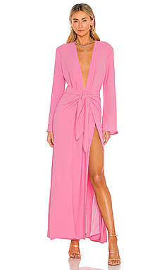 Camila Coelho Millie Maxi Dress in Hot Pink from Revolve.com | Revolve Clothing (Global)