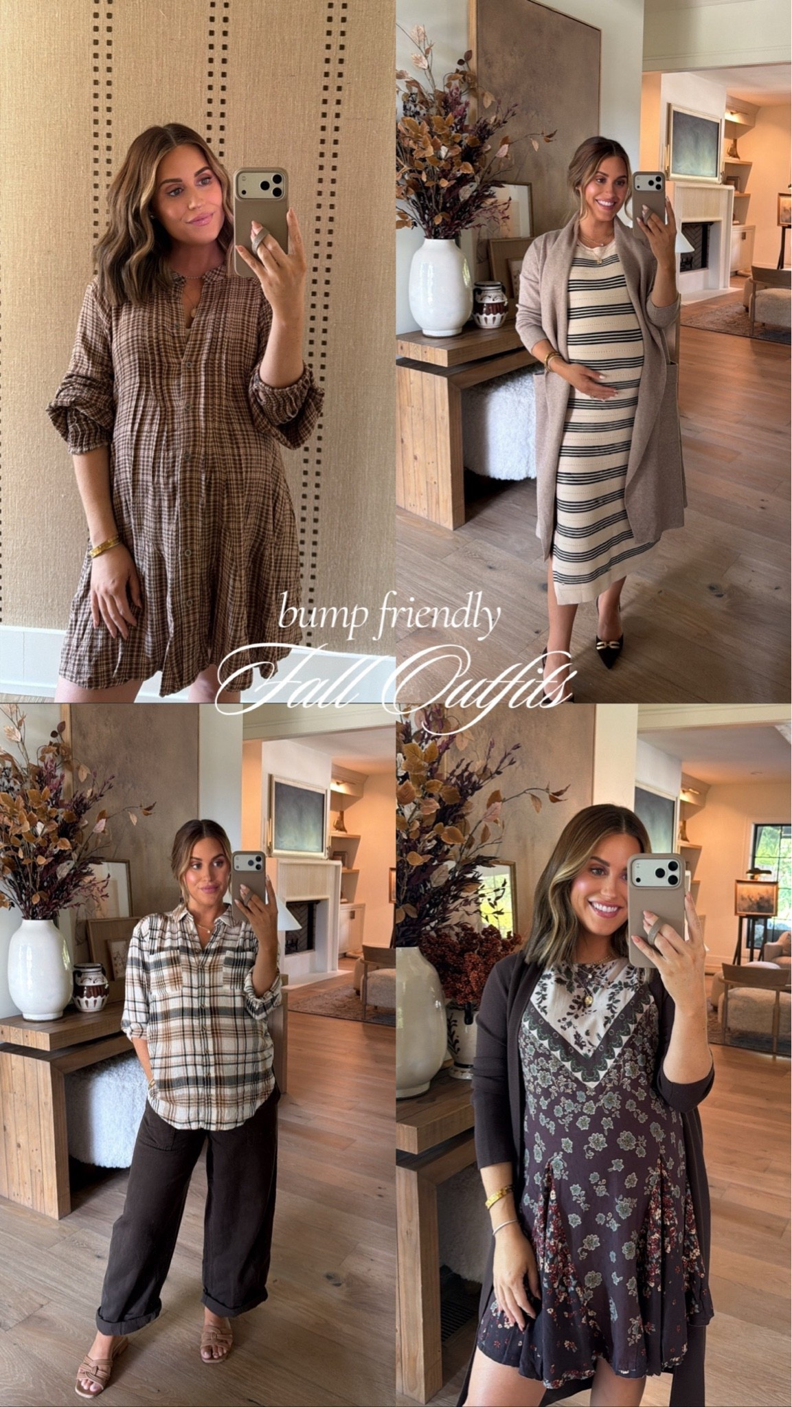 Final days with the bump, so re-sharing some of my favorite transitional fall outfits I wore while pregnant! Dresses & stretchy pants are always a great go-to in the third trimester! 🤪 Also, love all of these outfits even if you aren’t pregnant- so will definitely be keeping in my closet for postpartum + next fall! 

Women’s fall outfits || bump friendly outfits || fall style || maternity ||

#LTKSeasonal #LTKootd #LTKBump