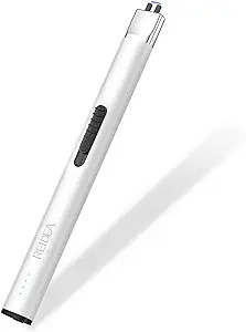 REIDEA Lighter R1 Flat Electronic Candle Lighter, Windproof Flameless USB Rechargeable Arc Lighte... | Amazon (US)