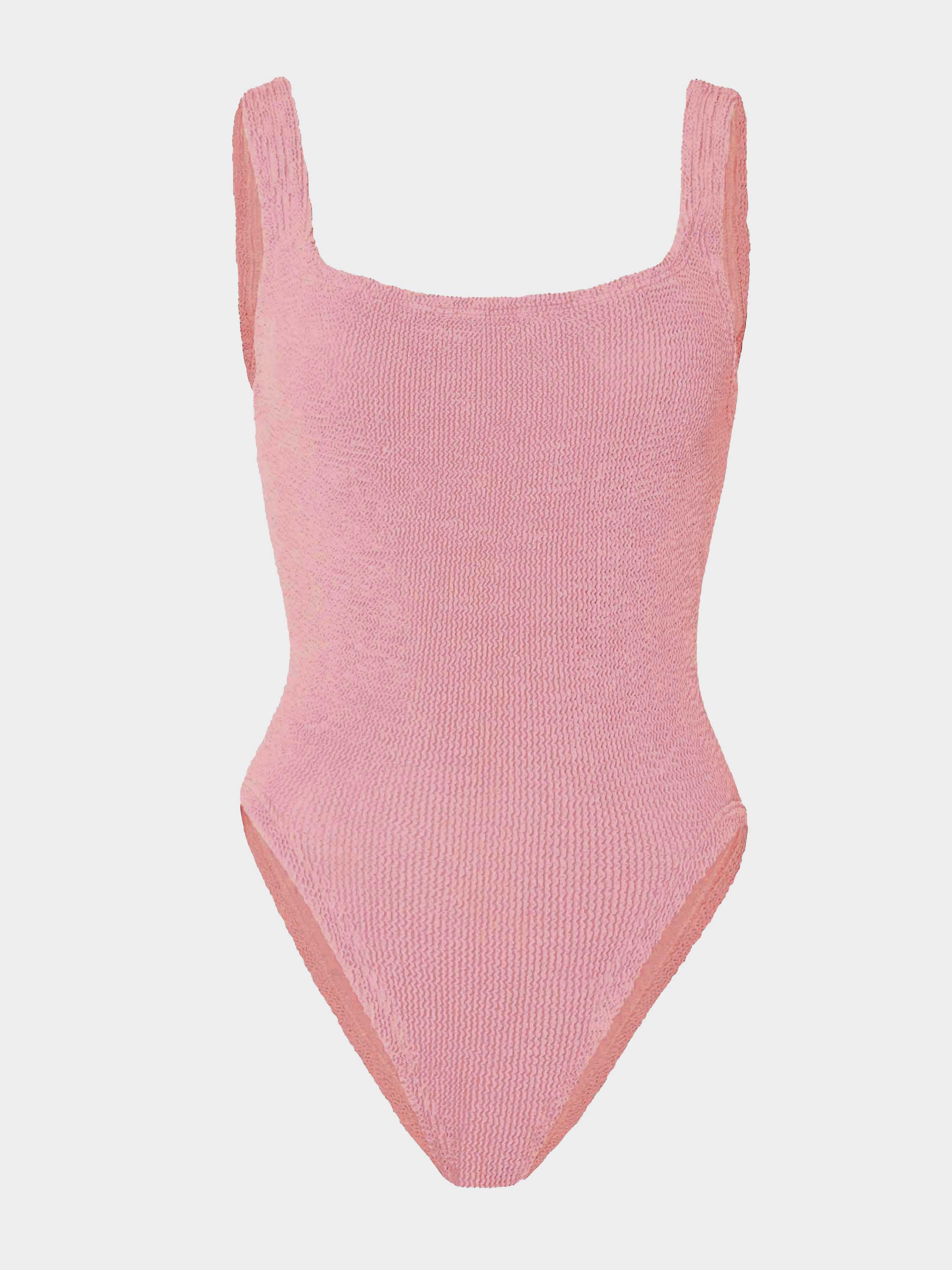 Square Neck Swim - Dusty Pink - Dusty Pink / One size | HUNZA G