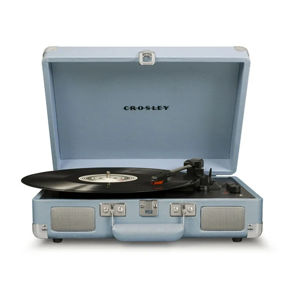 Crosley Cruiser Deluxe Stereo Turntable - Tourmaline - CR8005D-TN - Walmart.com | Walmart (US)
