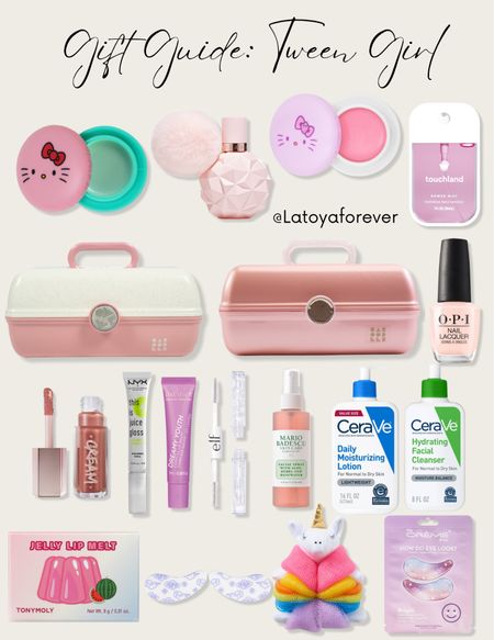 Tween girl gift guide! I got this caboodle with cute beauty products for Samia’s birthday 🥳 I know she’s going to love these goodies ✨

Tween girl, tween girl gift guide, tween girl birthday, caboodle, girl gifts, birthday gifts for girls, beauty, lipgloss 

#LTKGiftGuide