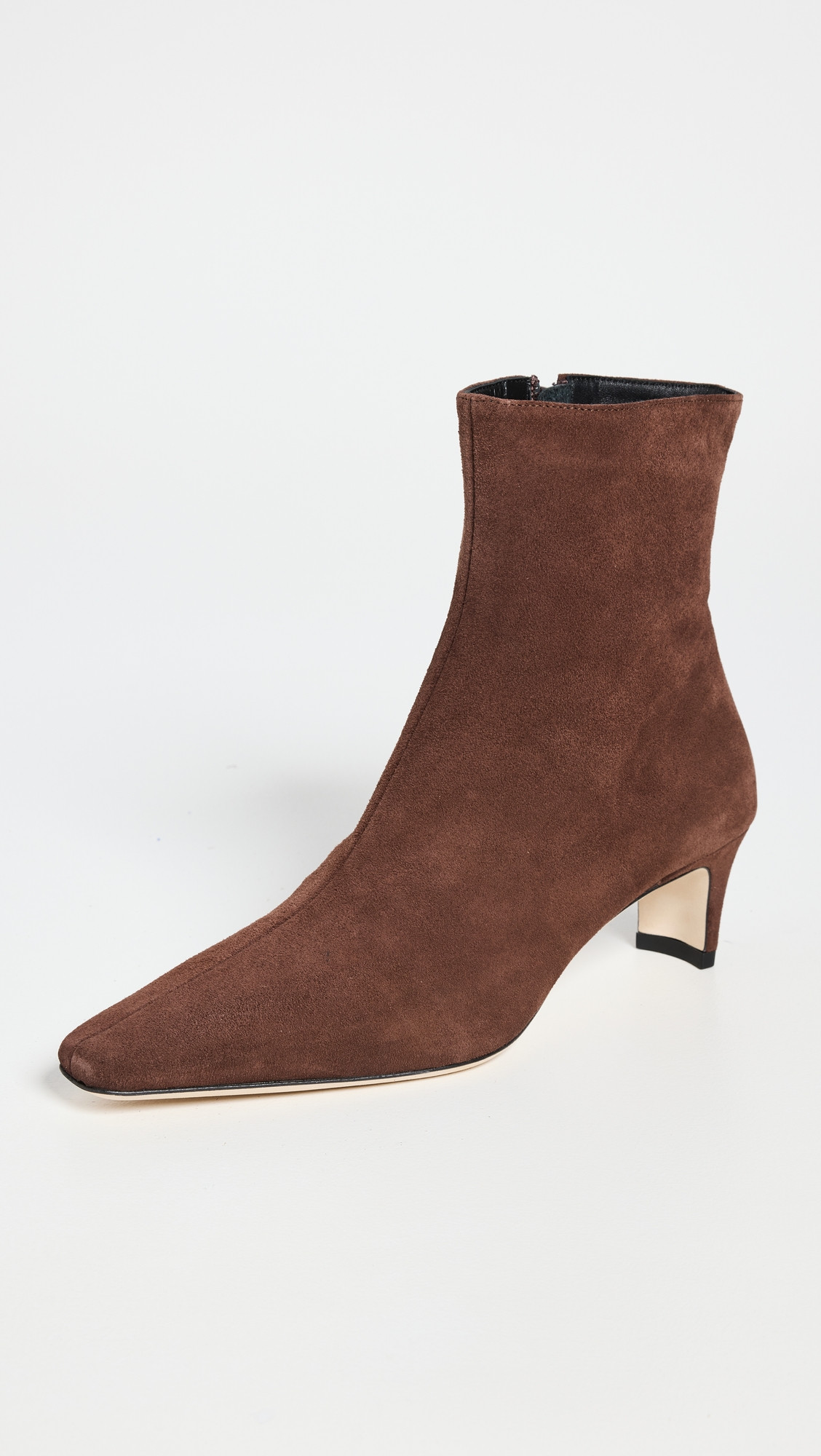 STAUD Wally Ankle Boots Mahogany 35.5 | Shopbop