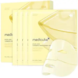 medicube Kojic Acid Turmeric Brightening Gold Jelly Gel Mask | Overnight Face Mask for Glass Glow... | Amazon (US)