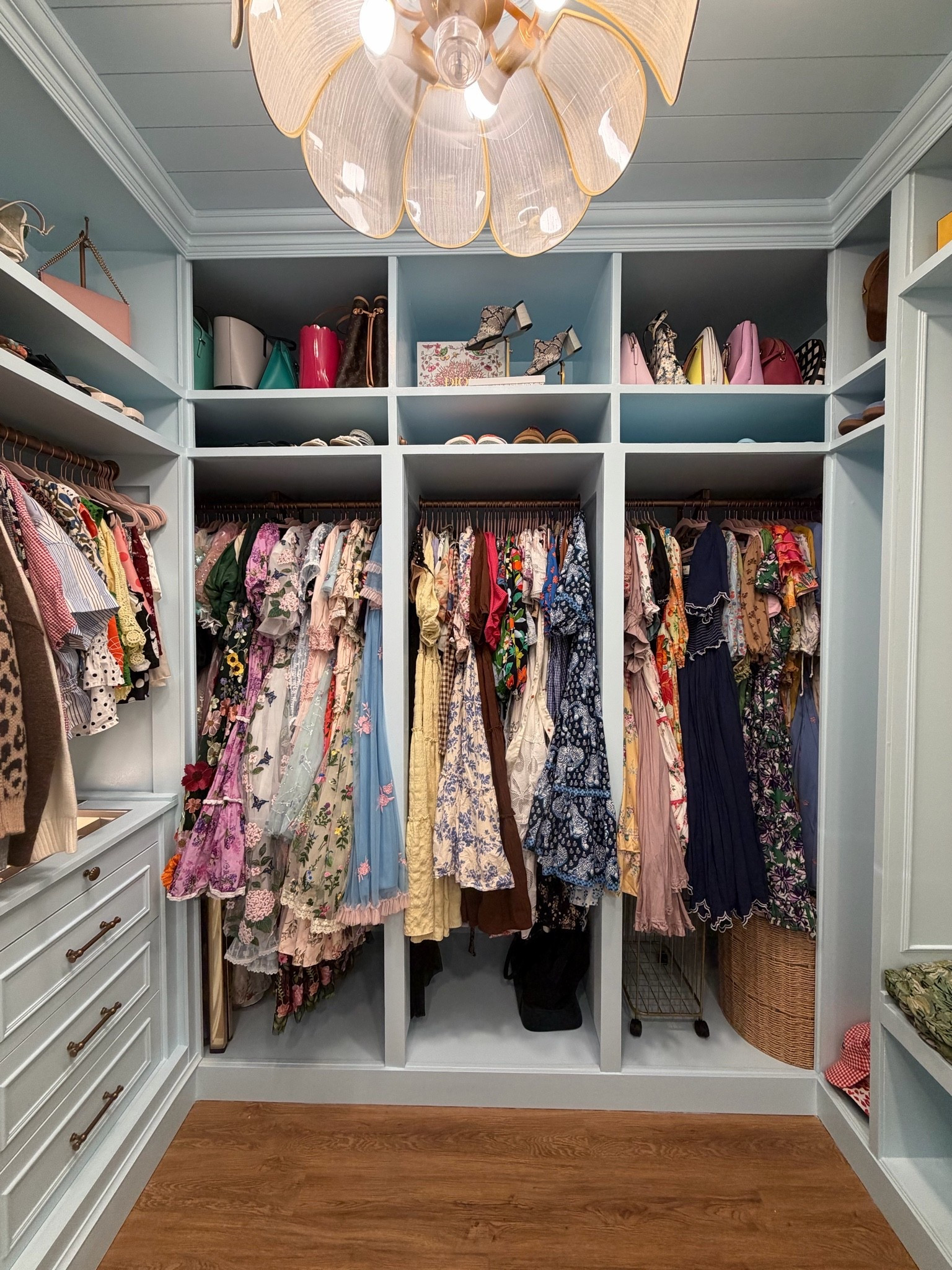 Our closet cost us around $5,700 dollars! We had a quote for $25,000+ still pinching ourselves that we did it! 

Dream closet Organization and Must Haves! The dreamiest Color Blue is linked below

#LTKHome #LTKPlusSize #LTKBump