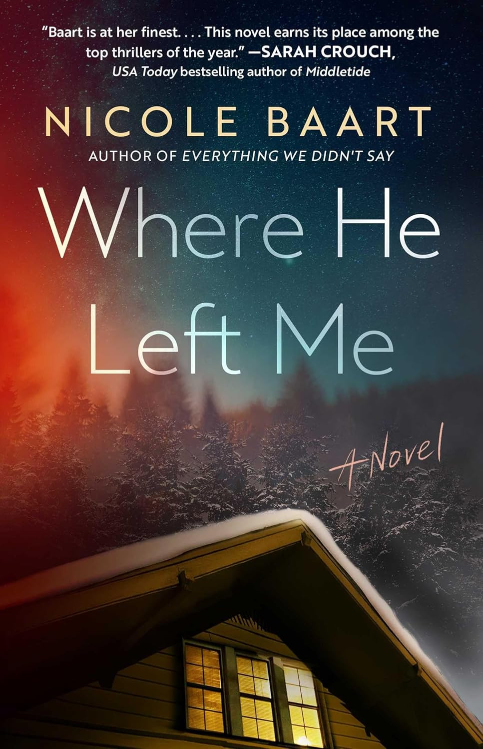 Where He Left Me: A Novel      Paperback – November 4, 2025 | Amazon (US)