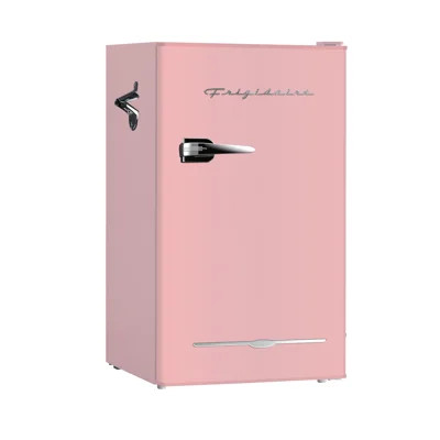 Frigidaire 3.2 Cu. Ft. Retro Compact Refrigerator with Chiller Compartment, Built-In Side Bottle ... | Wayfair North America