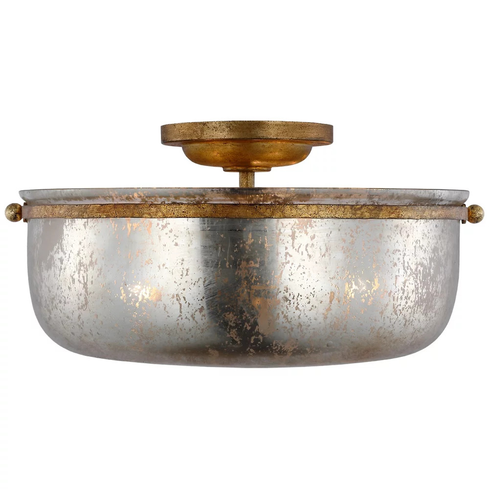 Lorford Medium Semi-Flushmount | Lumens