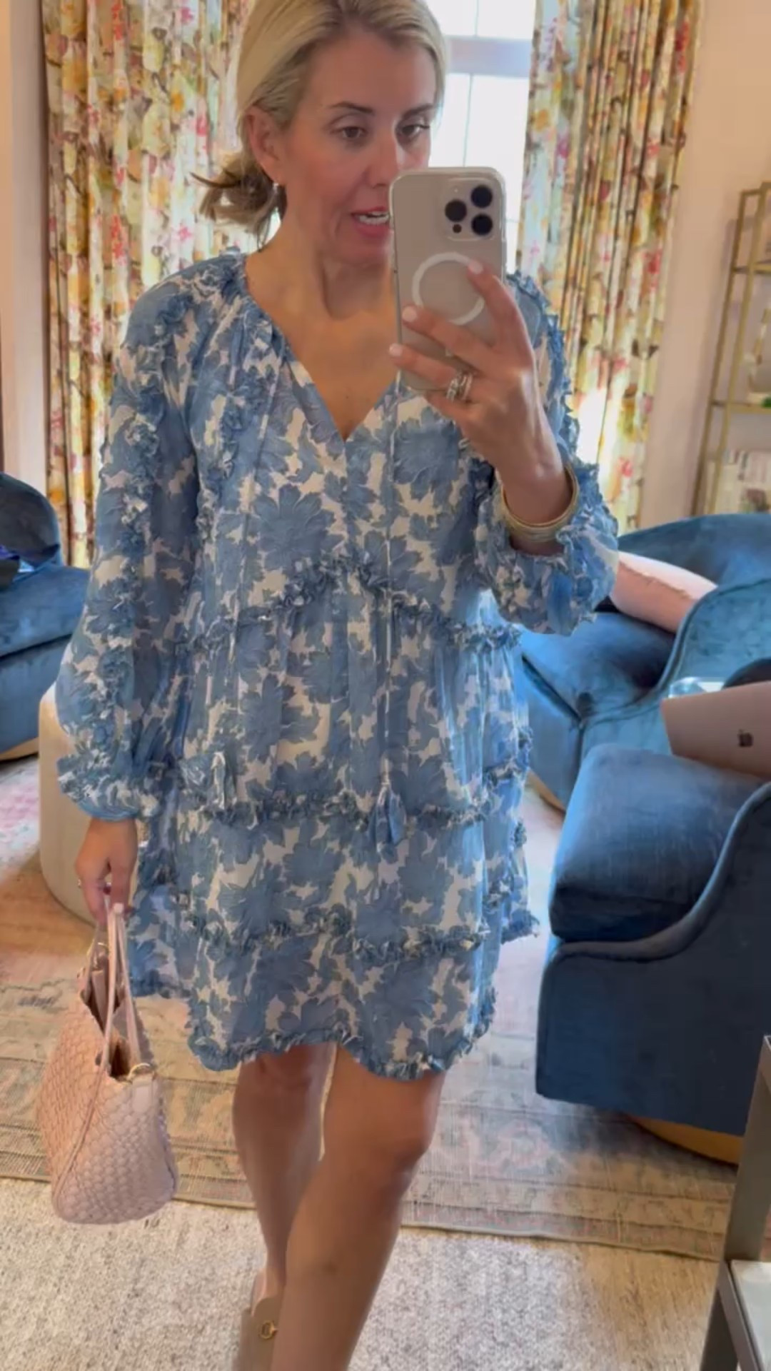 Gorgeous dress to dress up or down or even a possible cover-up! Love love this pattern! I’m in xs and 8 in slides. 

*Use code CATHERINE20 3/6-3/9 to save 20% when you spend $100+


#LTKOver40 #LTKmomlife #LTKdayinmylife