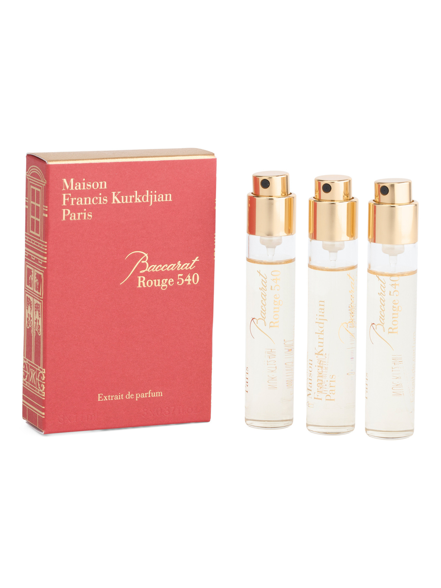 Made In France 3pk 0.37oz Baccarat Rouge 540 Extrait De Parfum | TJ Maxx