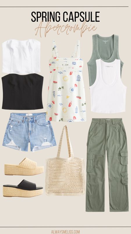 Loving so many new Abercrombie pieces! Jean shorts are a must have and the tanks are perfect for layering or on their own. 

Spring Clothing 
Abercrombie 
Spring Outfit Inspo

#LTKstyletip #LTKitbag #LTKshoecrush