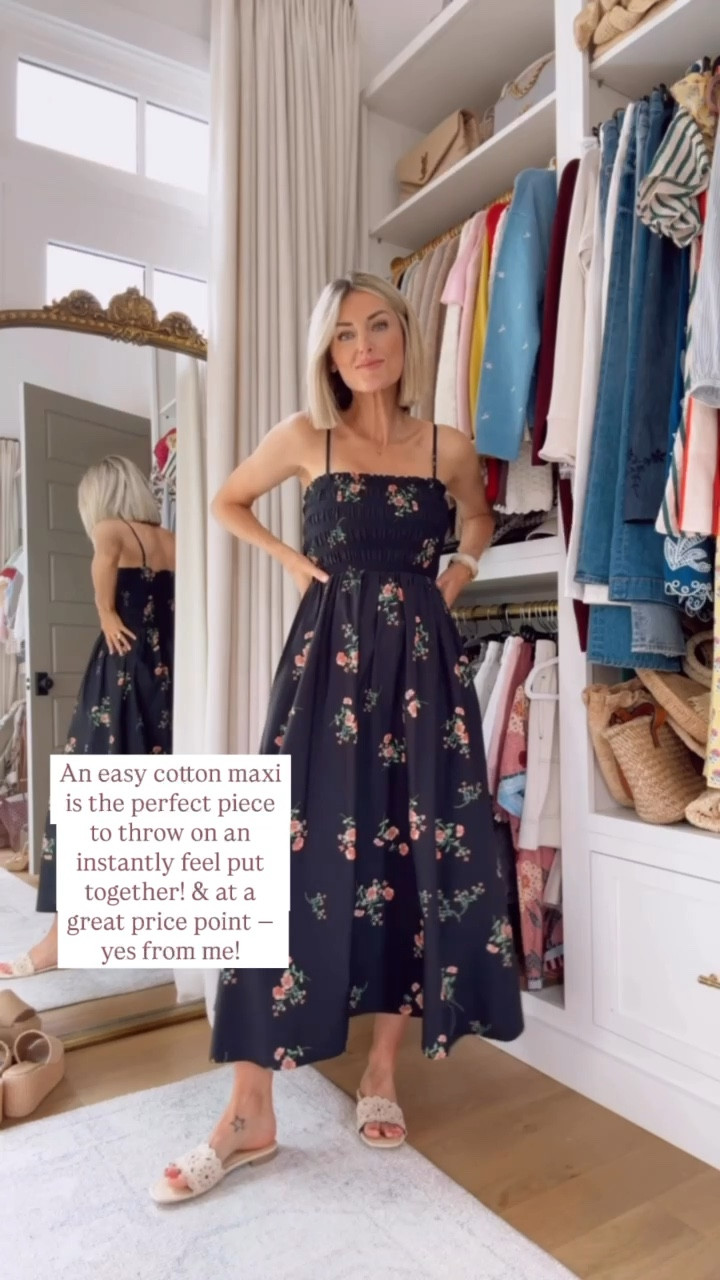 This floral dress is such an easy throw on & go dress! Lightweight & comfortable to wear all throughout spring & summer! Wearing XS!

Loverly Grey, spring dress, loft, smocked dress, floral dress, spring outfit 

#LTKSaleAlert #LTKSeasonal
