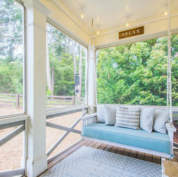 Sunbrella Custom Daybed Cushion - Twin Bed Size - Porch Swing / Glider / Swing Bed - Outdoor Fabr... | Etsy (US)