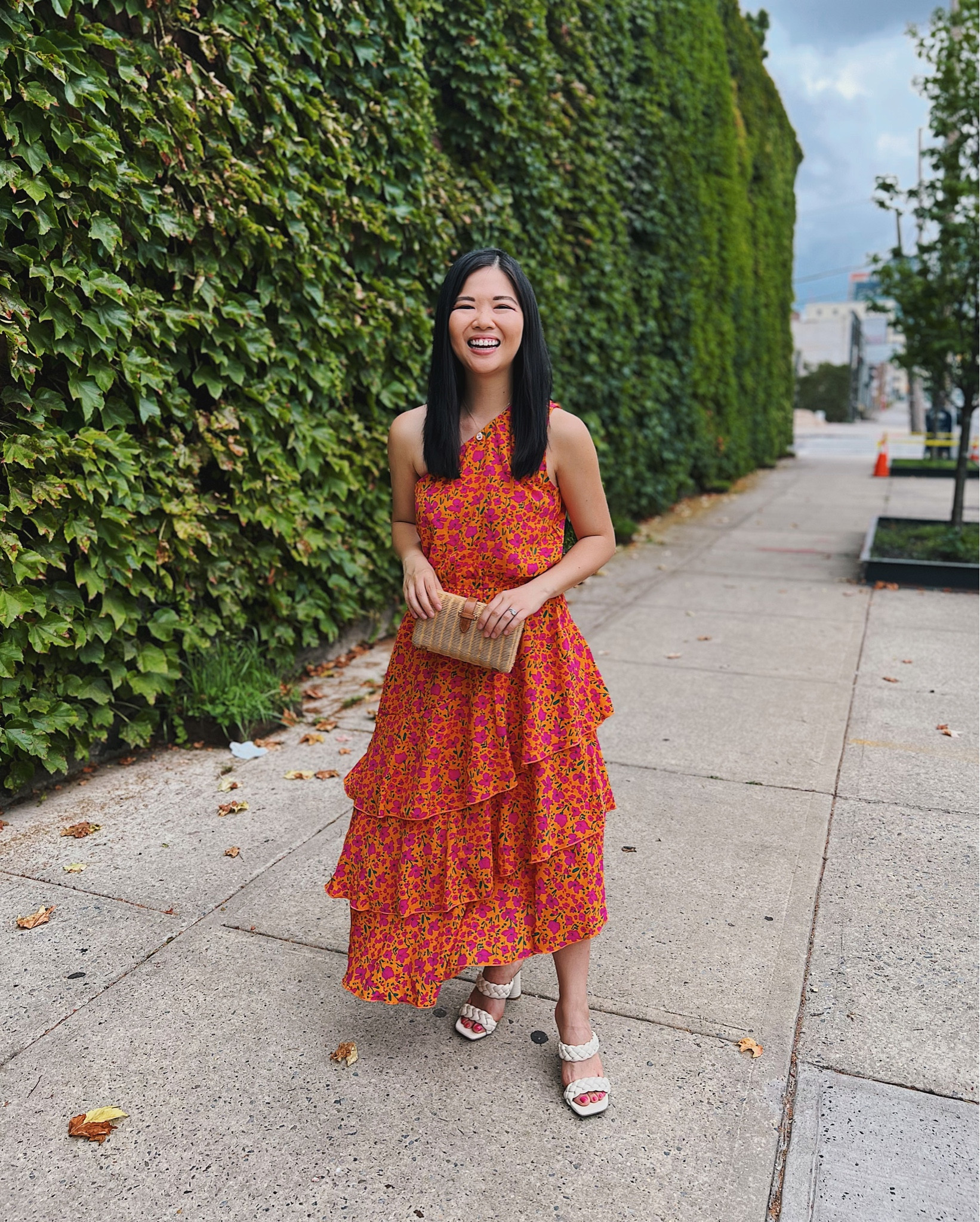 Orange floral dress (S)
Floral one shoulder dress
Orange ruffle dress
Orange dress
Wicker clutch
Straw clutch
White braided heels
White heels
Summer wedding guest dress
Special occasion dress
Vacation dress
Amazon dress
Amazon fashion
Amazon find
Amazon Prime Day find

#LTKwedding #LTKxPrimeDay #LTKunder50
