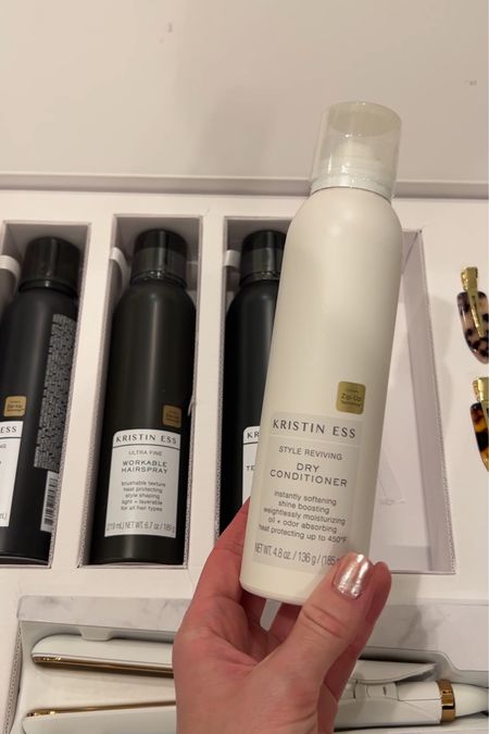 Giving Kristin Ess hair products a try! 