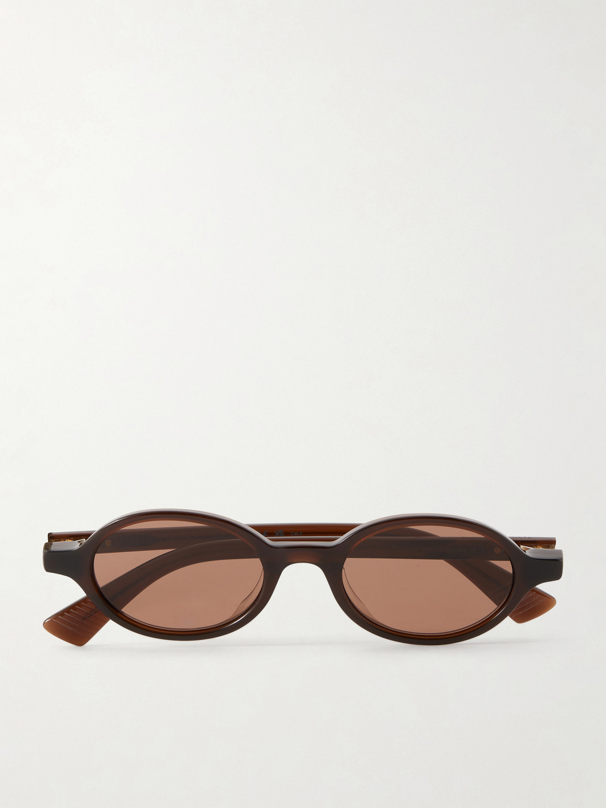 BOTTEGA VENETA EYEWEAR - Round-frame Acetate Sunglasses - Brown | NET-A-PORTER (US)