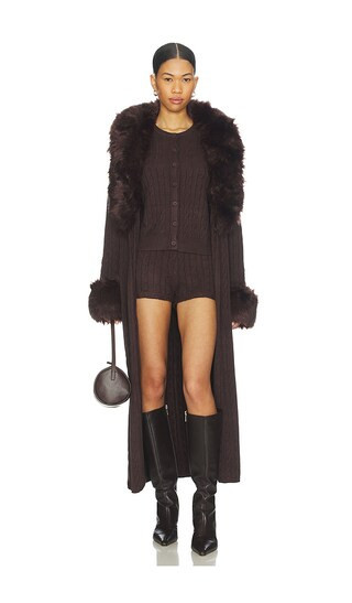 Show Me Your Mumu x REVOLVE Stormi Cardigan in Brown. - size L | Revolve Clothing (Global)