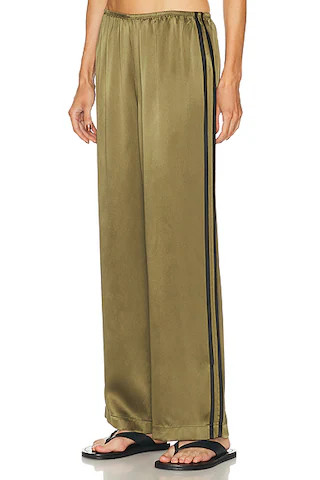 The Silk Stripe Simple Pant | FWRD 