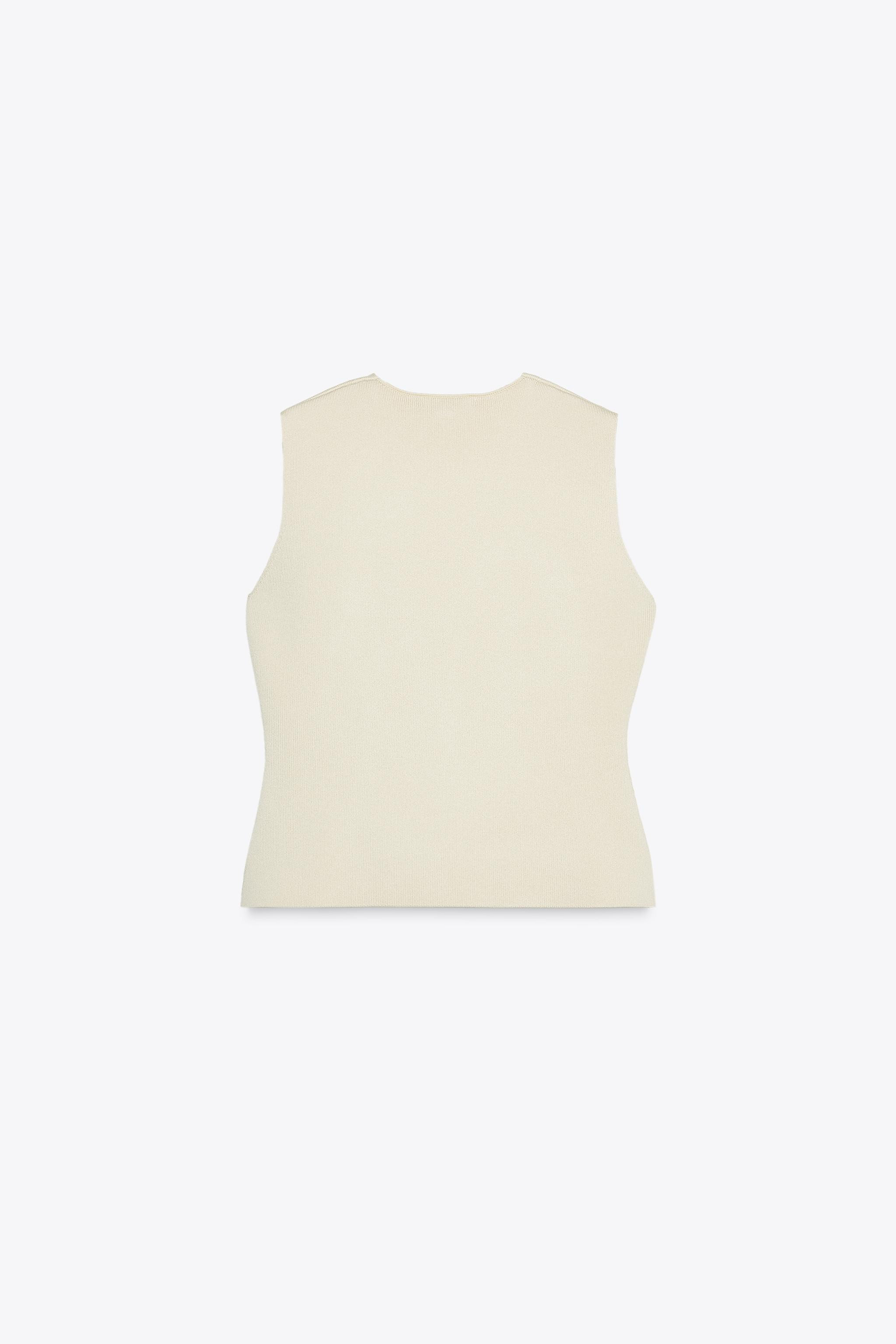 GILET IN MAGLIA A TINTA UNITA | Zara IT