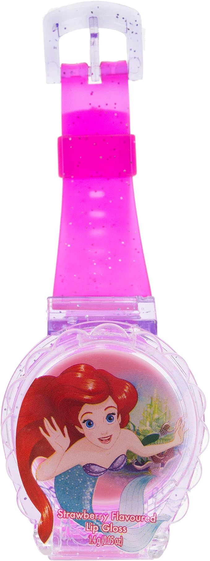 Disney Princess Sparkle Lip Gloss Watch Strawberry Flavored Lip Balm | Amazon (US)