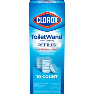 ToiletWand Disinfecting Refills Toilet Bowl Cleaner Disposable Wand Heads (10-Count) | The Home Depot