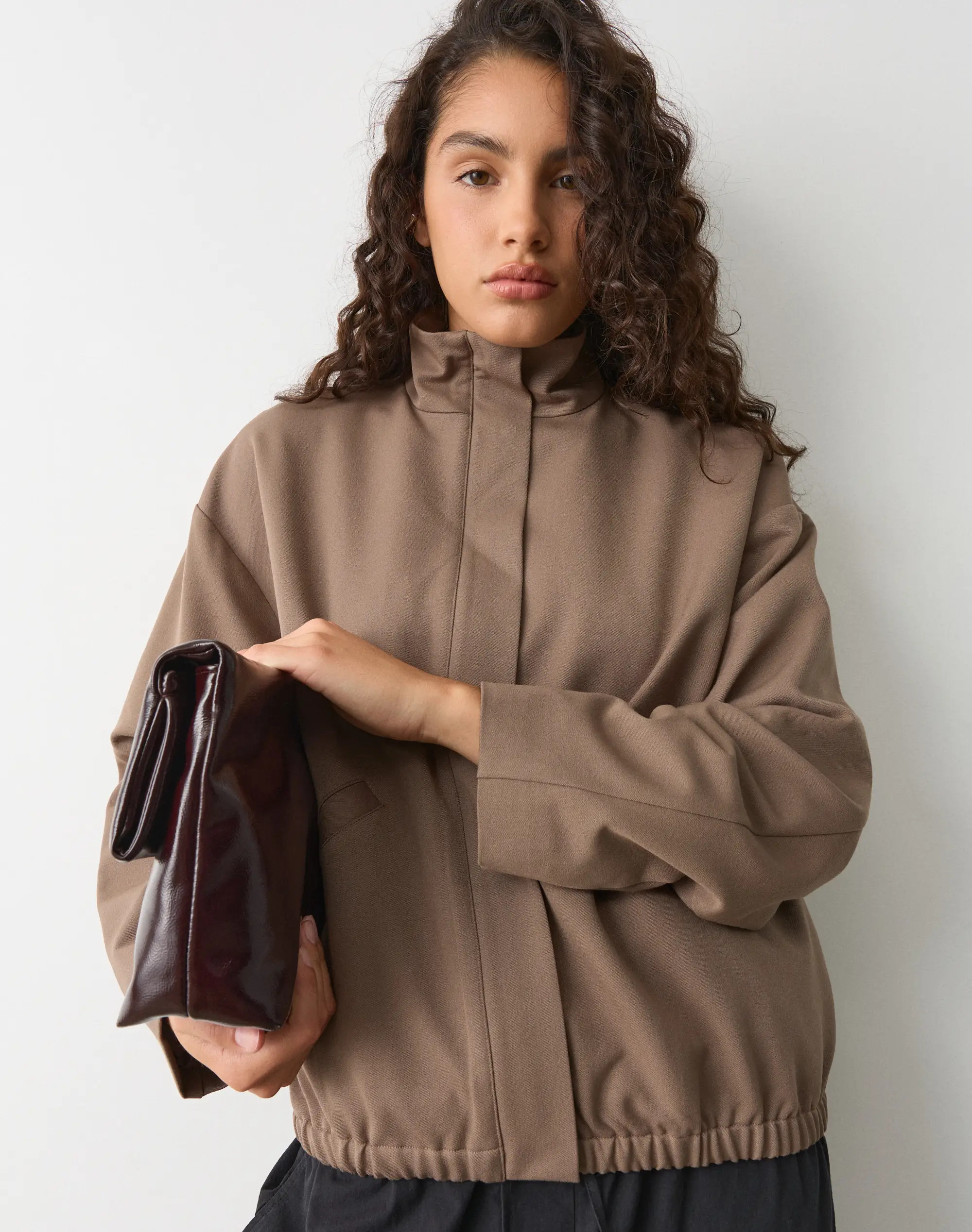 Zip Up Funnel Neck Jacket | Glassons (Australia)