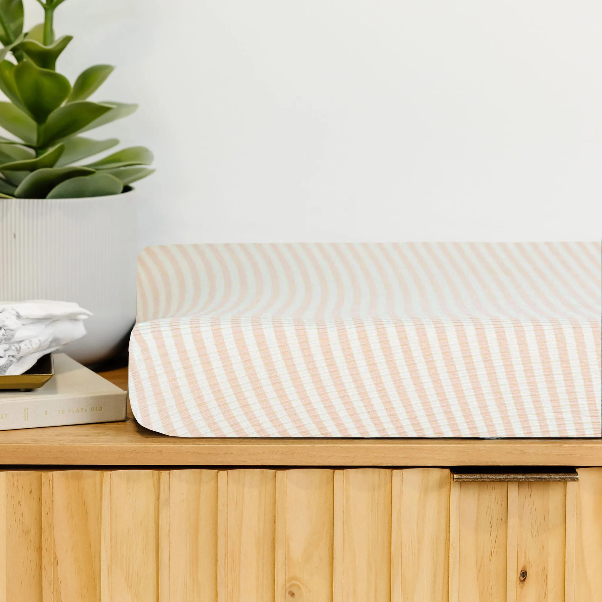 Harper Ribbed Changing Pad Cover | Lou Lou & Company