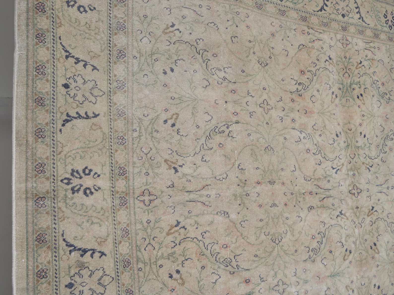 6x9 Vintage Rug + Beige Turkish Area Rug + Bedroom Rug + Neutral Rug + Living Room Rug + Boho Rug... | Etsy (US)