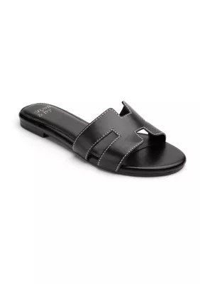 Crown & Ivy™ Raven H Band Sandals | Belk