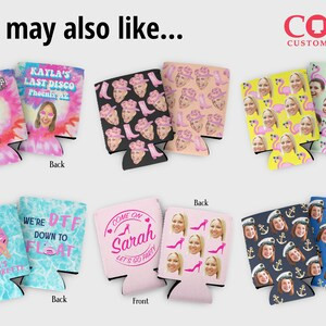 Custom Photo Mamma Mia Bachelorette Cozies Mamma Mia Theme Bachelorette Party Favors Mamma Mia Br... | Etsy (US)