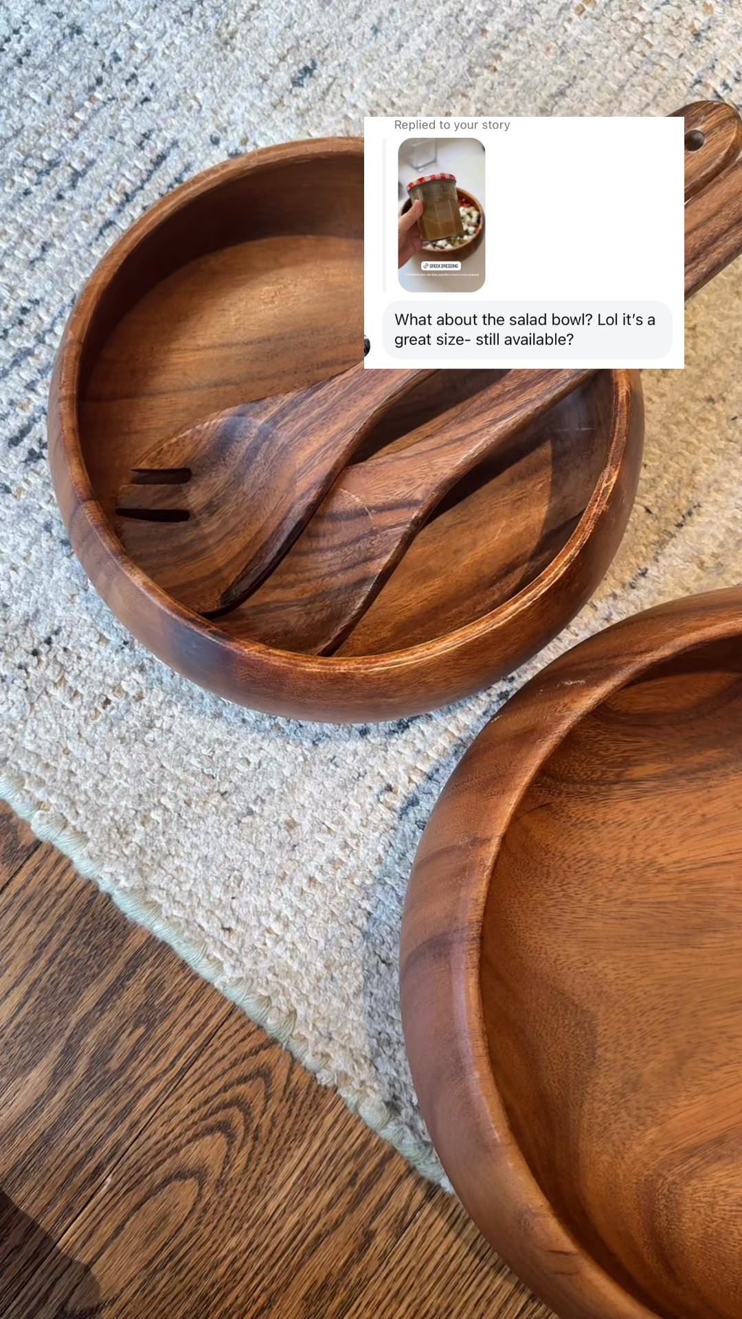 These serving bowls are some of my most used kitchen items. They come in 4 sizing, but I have:
8.5” - use each week for our family. great size for 4-5 ppl
10.5” - I use when hosting a dinner party, great for 8-10 ppl

#LTKHome #LTKmomlife #LTKdayinmylife