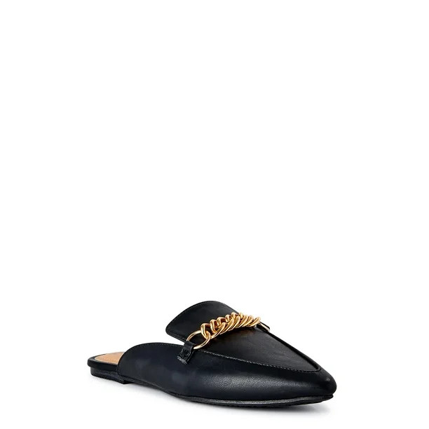 Time and Tru Women's Chain Mule - Walmart.com | Walmart (US)