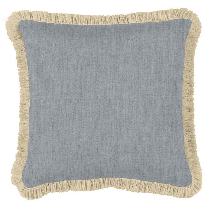 Outdoor Fringed 16' Pillow - Select Colors | Ballard Designs | Ballard Designs, Inc.
