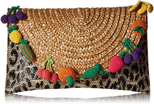 Betsey Johnson Fruit and Leopard Straw Clutch | Amazon (US)